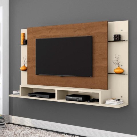 Painel para TV Scala Nobre Off White Nature