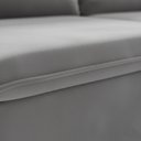 Ver imagem 7 de Sofá 3 Lugares Retrátil e Reclinável 220cm Belize Cinza Grafite