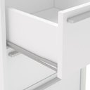 Ver imagem 3 de Gaveteiro Maia 3 Gavetas 4 Rodízios Politorno Branco Branco