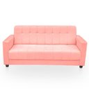Ver imagem 3 de Sofá + 2 Poltrona para Sala de Estar Moderno Confortável Veneza Suede