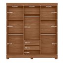 Ver imagem 6 de Guarda-Roupa 06 Portas 2 Gavetas MDP Toledo Marrom/Jatoba