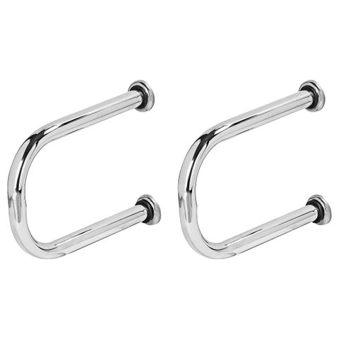 Kit Barra De Apoio Lateral Para Lavatório 30cm Nrb9050