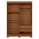 Ver imagem 5 de Guarda Roupa Sarandi 4 Portas 2 Gavetas Marrom/Jatoba
