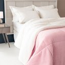 Ver imagem 5 de Coberdron Edredom Solteiro D. Face Sherpa Mantinha Rosê