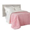 Coberdron Edredom Solteiro D. Face Sherpa Mantinha Rosê - 1