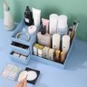 Organizador de Mesa Multiuso com Gaveta Lorben Porta Treco para Escritório Caneta Cosméticos Azul - 2
