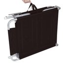 Ver imagem 6 de Cadeira Espreguiçadeira Alumínio Mor Preta