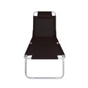 Ver imagem 3 de Cadeira Espreguiçadeira Alumínio Mor Preta