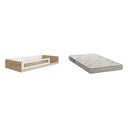 Ver mais imagens de Cama Montessoriana de Solteiro Linha Affetto com Colchão Incluso Branco/Aveiro Oak