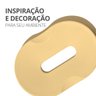 Saboneteira Porta Sabonete Banheiro Oval 11cm em Cimento - Cinza - 5