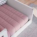Ver imagem 3 de Cama Montessoriana de Solteiro Linha Affetto com Colchão Incluso Branco