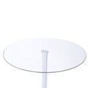 Ver imagem 4 de Mesa para Sala de Jantar Tampo de Vidro Apollo Transparente/Cromo