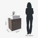 Ver imagem 4 de Gabinete para Banheiro com Cuba 40cm