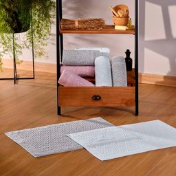 Toalha Piso Spazio Prata - 3