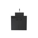 Ver imagem 4 de Gabinete para Banheiro com Cuba 51cm em MDF Preto