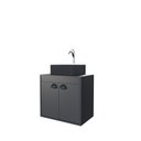 Ver imagem 5 de Gabinete para Banheiro com Cuba 51cm em MDF Preto