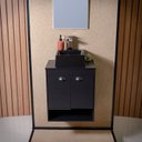 Ver mais imagens de Gabinete para Banheiro com Cuba 51cm Preto