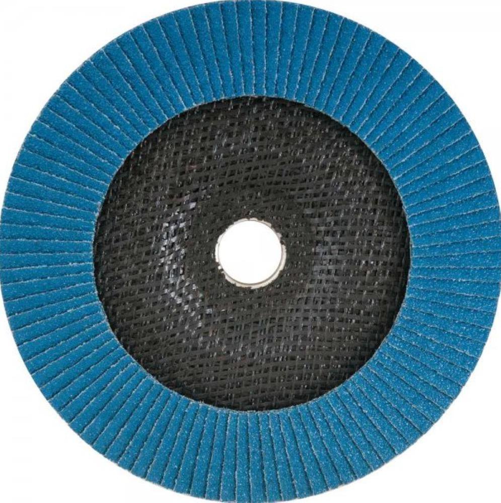 Flap disc 7" g80 costado fibra cônico p/ aço carbono e inox - 2