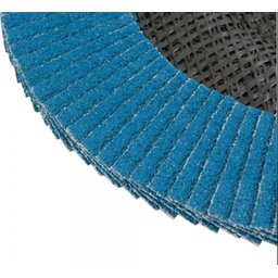 Flap disc 7" g80 costado fibra cônico p/ aço carbono e inox - 3