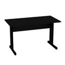 Ver imagem 3 de Mesa de Escritório Escrivaninha com Pé Metal 120cm Preto