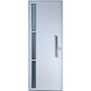 Ver imagem 1 de Porta de Alumínio Lambril com Visor e Puxador 2,10 X 0,80 Direita Linha All Soft Cor Branco