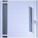 Ver imagem 2 de Porta de Alumínio Lambril com Visor e Puxador 2,10 X 0,80 Direita Linha All Soft Cor Branco