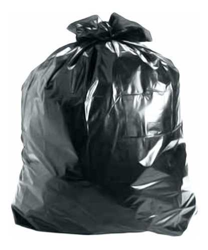 Saco de Lixo Super Reforçado Preto 100 Litros - 50 Unidades