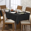 Ver imagem 3 de Toalha de Mesa 6 Lugares Térmica 1,40m X 2,00m Retangular Impermeável Resistente Cozinha Preto