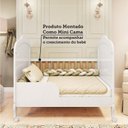 Ver mais imagens de Quarto de Bebê Gêmeos 2 Berços Guarda-Roupa e Cômoda Janelada 100% MDF Maya Clássico Espresso Móveis Branco/Brilho/Amêndoa