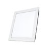 LUMINARIA EMBUTIR QUADRADA BRANCA FLAT LED 18W 3000K - 2