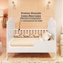 Ver mais imagens de Quarto de Bebê Gêmeos 2 Berços e Cômoda Janelada 100% MDF Maya Clássico Espresso Móveis Branco/Brilho