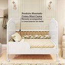 Ver mais imagens de Quarto de Bebê Gêmeos 2 Berços e Cômoda Janelada 100% MDF Maya Clássico Espresso Móveis Branco/Brilho/Amêndoa