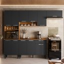 Ver imagem 2 de Cozinha Compacta 4 Peças 11 Portas 1 Gaveta com Paneleiro para Forno Vegas Itatiaia