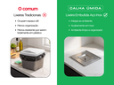 Ver imagem 2 de Lixeira Quadrada de Embutir Pia e Bancada Aço Inox 5L com Balde Plástico Removível