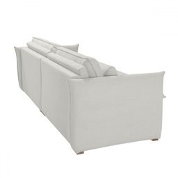Sofá Cama 3 Lugares Aurora Retrátil Boucle Gelo - Celflex - 3