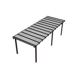 Kit Policarbonato Branco Refletivo 6mm 8,00m X 3,00m - Perfis Naturais - 1