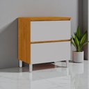 Ver imagem 1 de Balcão Cozinha 1 Porta 1 Gaveta 80cm com Tampo 100% MDF Lúmina Itatiaia Cinza/Cinamomo/Fendi