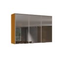 Ver imagem 3 de Armário de Cozinha 3 Portas 120cm Vidro Reflecta 100% MDF Dobradiças Slow Motion Lúmina Itatiaia