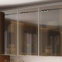 Ver imagem 7 de Armário de Cozinha Aéreo 100%MDF 3 Portas com Reflecta 120cm Lúmina Itatiaia Cinamomo/Fendi Cinza