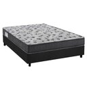 Ver imagem 1 de Cama Box Casal: Colchão Ortopédico Ortobom D33/EP ISO 100 Ultra Firme + Base CRC Suede Gray(