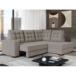 Sofá Canto Retrátil e Reclinável Munique Tamanho 220cm X 175cm - 2