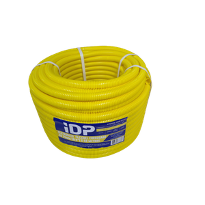 Conduíte Corrugado Amarelo 1 Polegada Rolo 25 Metros – Alta Resistência para Instalações Elétricas