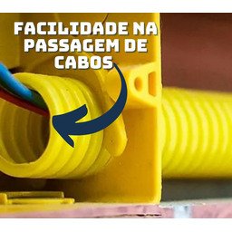Conduíte Corrugado Amarelo 1 Polegada Rolo 25 Metros – Alta Resistência para Instalações Elétricas - 2