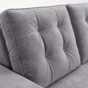 Ver imagem 7 de Sofá Canto Retrátil e Reclinável Munique Tamanho 220cm x 175 cm Cinza
