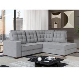 Sofá Canto Retrátil e Reclinável Munique Tamanho 220cm X 175 Cm - 2