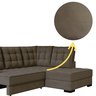 Sofá Canto Retrátil e Reclinável Munique Tamanho 220cm X 175cm - 7