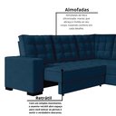 Ver imagem 5 de Sofá Canto Retrátil e Reclinável Munique Tamanho 220cm X 175cm