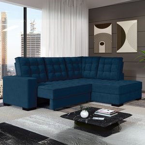 Sofá Canto Retrátil e Reclinável Munique Tamanho 220cm X 175cm