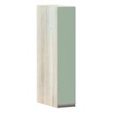 Ver imagem 1 de Armário Para Cozinha 15cm 1 Porta Luci Legno Crema C/Verde