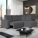 Ver imagem 2 de Sofá Canto Retrátil e Reclinável Munique Tamanho 220cm X 175cm